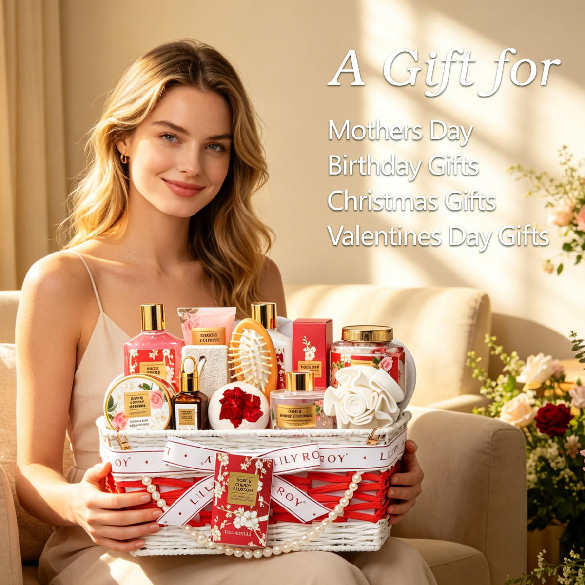 Gel douche et lotion pour le corps de l'ensemble LILY ROY