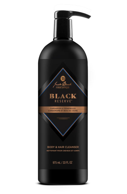 Gel douche et shampooing Jack Black Black Reserve, 33 Fl Oz, vue avant