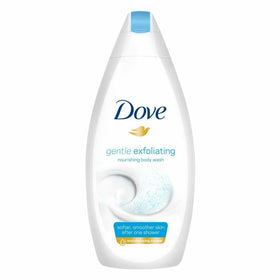 Gel douche exfoliant doux Dove 558g vue avant avec Nutrium Moisture