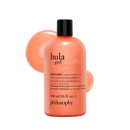 Gel Douche Hula Girl philosophy 540g vue avant avec étiquette