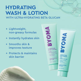 Gel douche hydratant BYOMA en flacon
