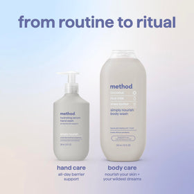 Gel douche hydratant Method avec lait de riz et beurre de karité