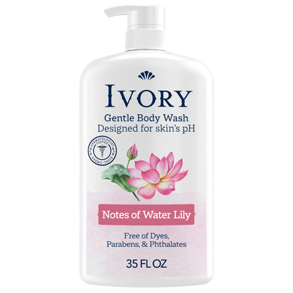Gel douche Ivory 1L vue de face avec étiquette