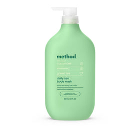 Gel douche Method Daily Zen 828 ml vue avant avec bouchon