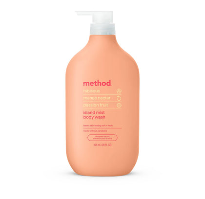 Gel douche Method Island Mist 905g avec bouchon