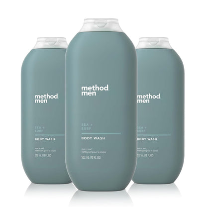 Gel Douche Method Mer et Surf, 3 Pack, vue avant