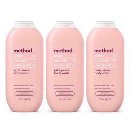 Gel douche Method Pure Peace 532 ml vue avant
