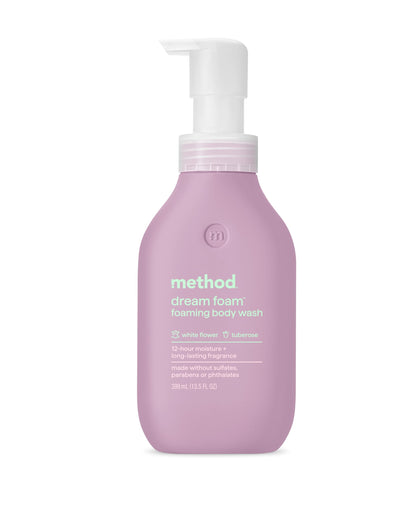 Gel douche moussant Method Dream Foam 400ml vue avant