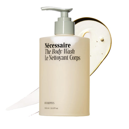 Gel douche multi-huiles Nécessaire 680g vue avant avec bouchon noir