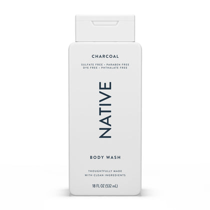 Gel douche Native 530g avec ingrédients naturels, vue avant