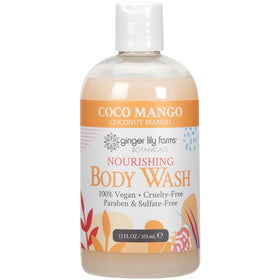 Gel Douche Nourrissant Coco Mangue 355 ml de Ginger Lily Farms, vue avant