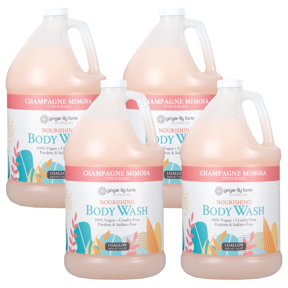 Gel Douche Nourrissant Ginger Lily Farms 4L vue de face