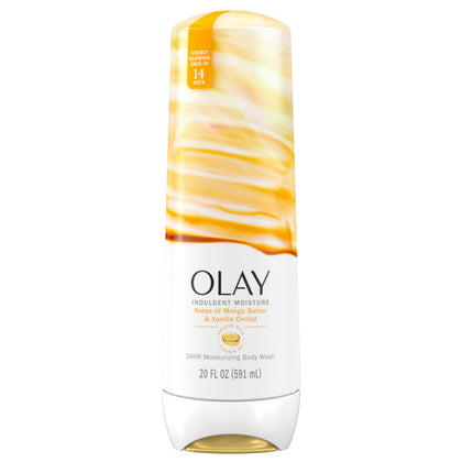 Gel douche Olay 650g vue avant avec parfum de mangue et vanille