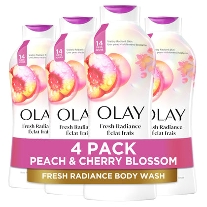 Gel douche Olay Fresh Radiance 22 fl oz avec parfum d'ananas et d'eau de coco