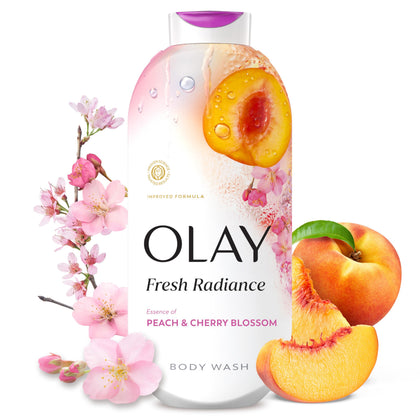 Gel douche Olay Fresh Radiance 730g vue avant avec bouchon