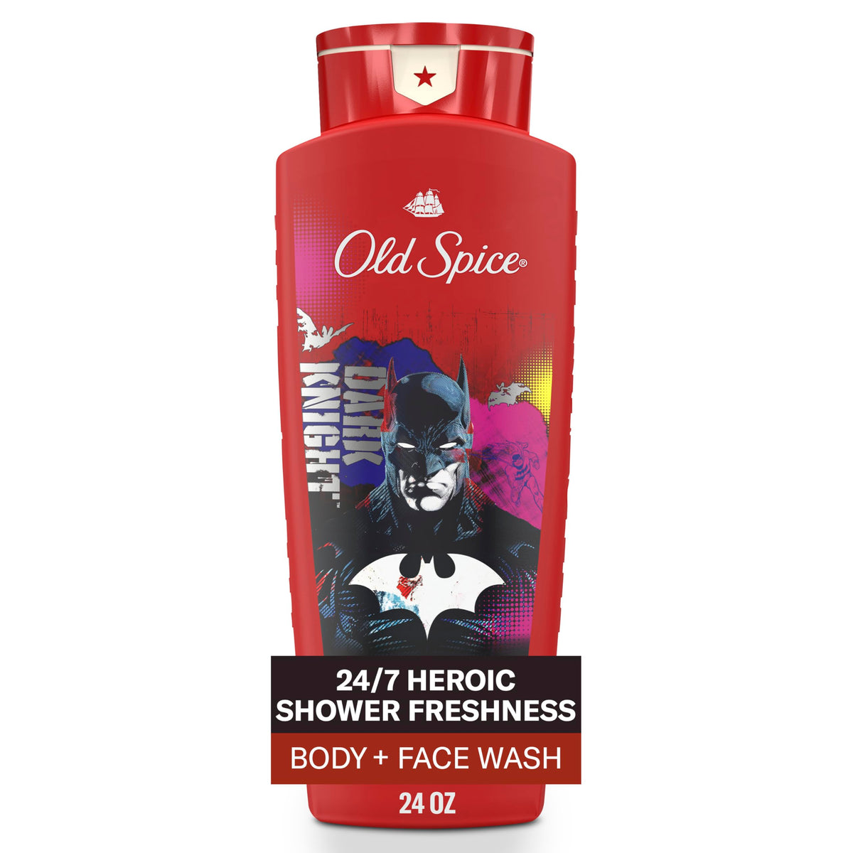 Gel Douche Old Spice Batman Édition Limitée 24 oz vue de face
