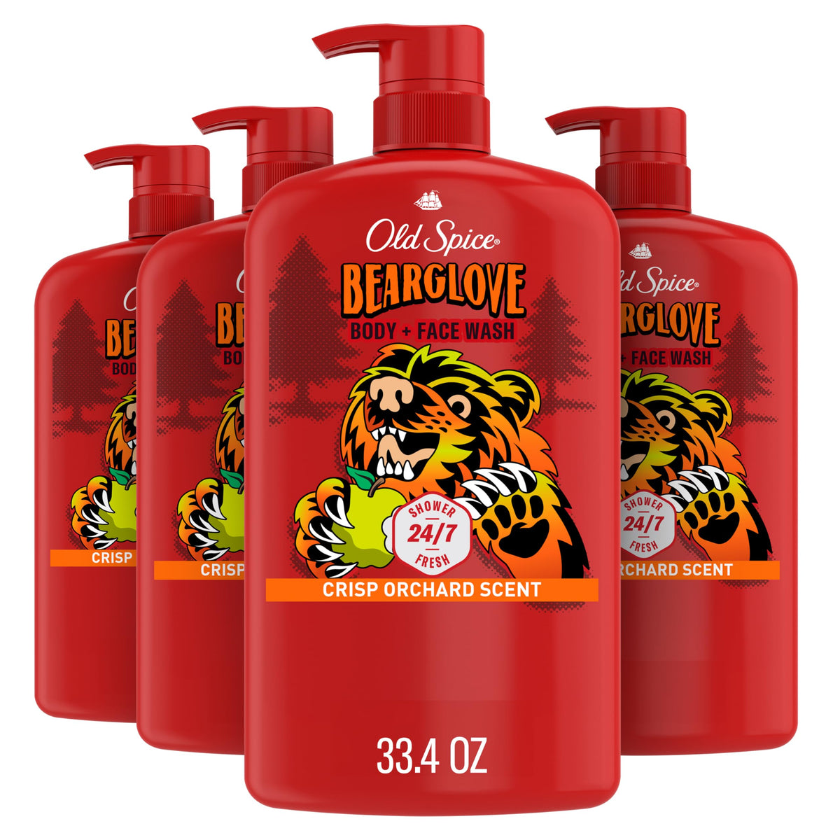 Gel douche Old Spice Bearglove 33,4 cl - vue avant
