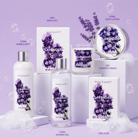 Gel douche parfumé à la lavande BODY & EARTH 250ml