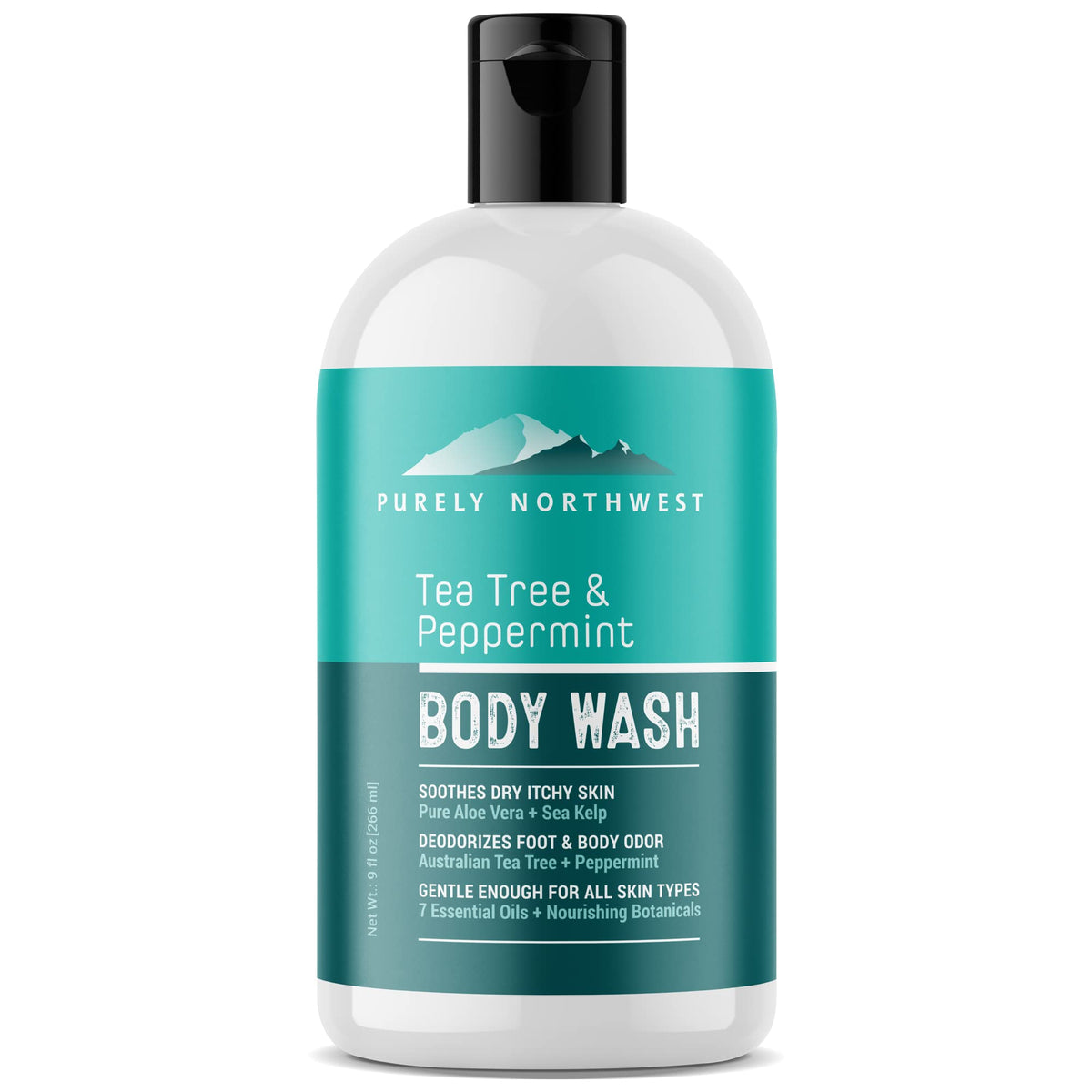 Gel Douche Purely Northwest au Tea Tree 290g côté avant