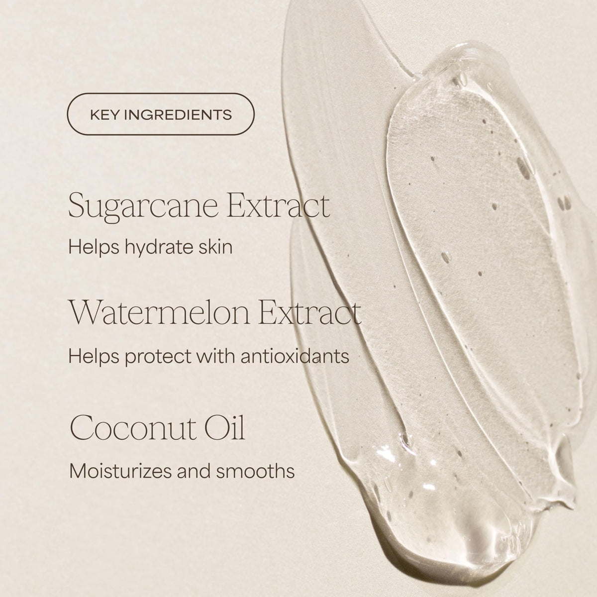Gel douche RAW SUGAR Melon Menthe sur une éponge de bain