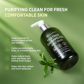 Gel douche Roycederm à l'huile d'arbre à thé avec ingrédients naturels