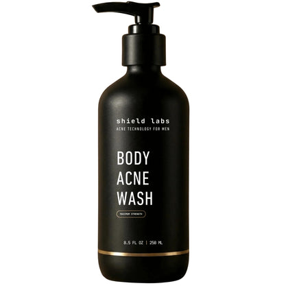 Gel douche Shield anti-acné 10% peroxyde de benzoyle, vue avant