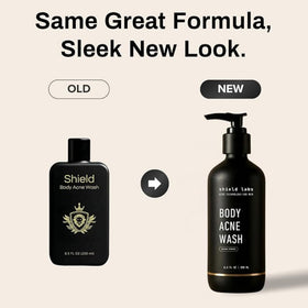 Gel douche Shield anti-acné pour hommes 250ml détail de la texture