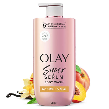 Gel Douche Super Serum Olay 828 ml vue avant avec bouchon
