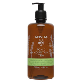 Gel Douche Tonic Thé des Montagnes Apivita 558g vue avant