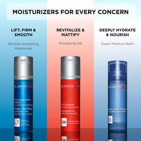 Gel Énergisant CLARINS dans un environnement de salle de bain