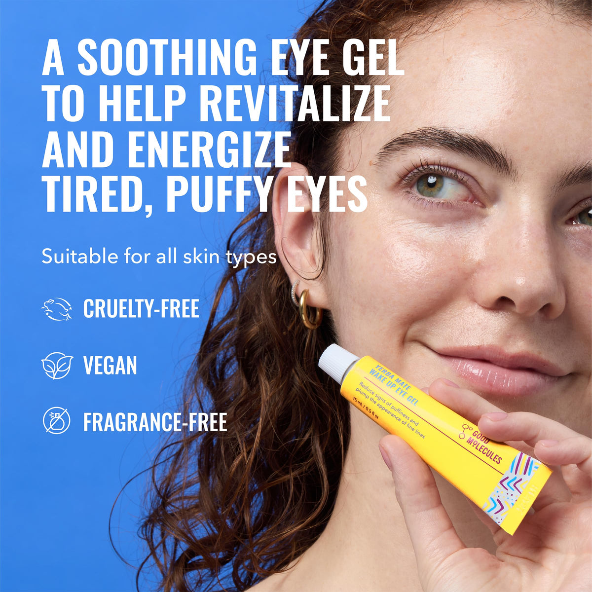 Gel Hydratant pour les Yeux Good Molecules avec texture légère