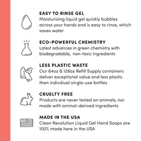 Gel lavant mains Clean Revolution avec huiles essentielles