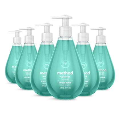 Gel lavant mains Method 12 fl oz pack de 6 vue de face