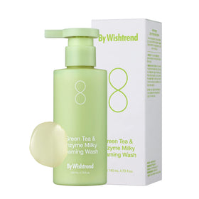 Gel Nettoyant Moussant au Thé Vert BY WISHTREND 140g vue avant