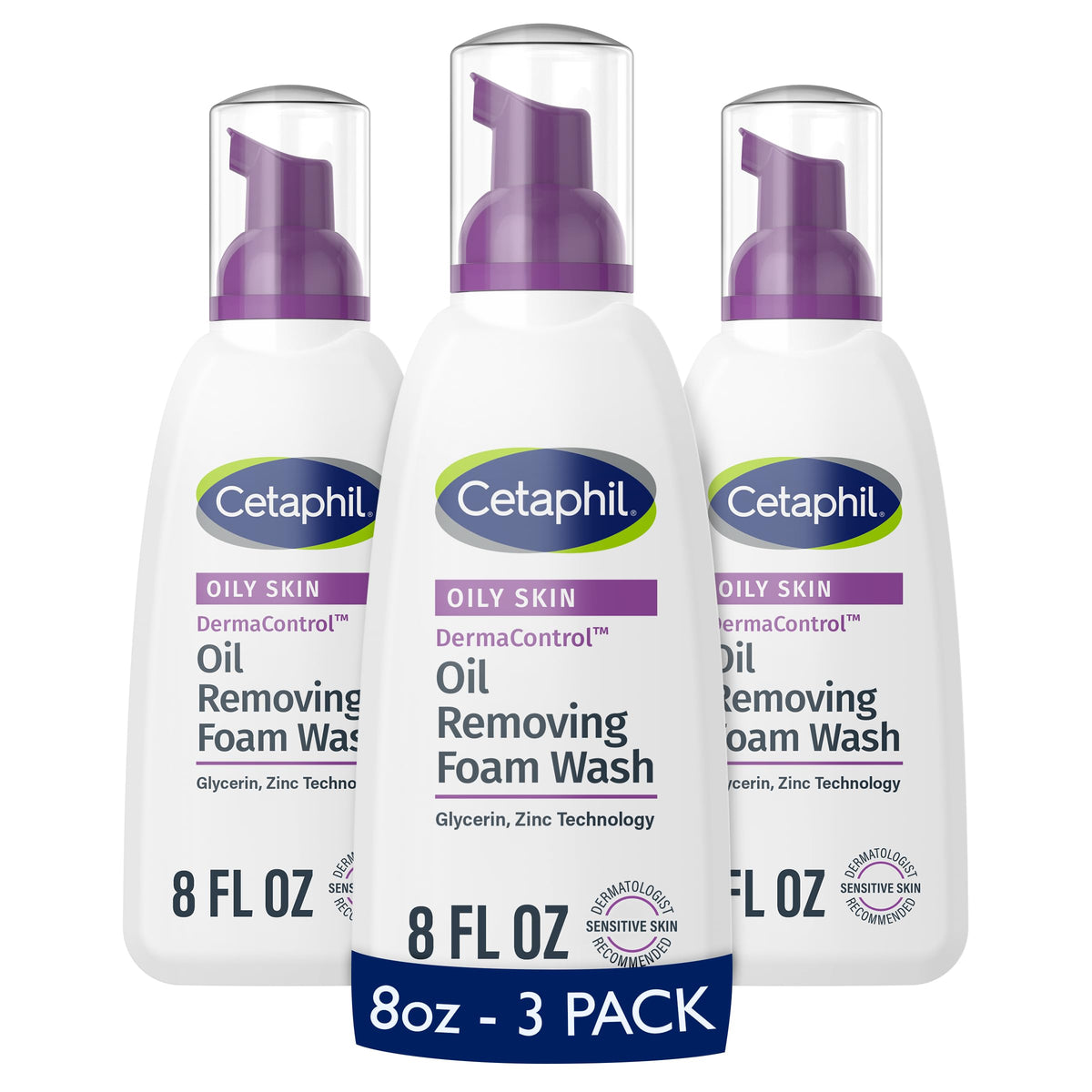 Gel nettoyant moussant Cetaphil Pro 8 fl oz vue avant avec packaging