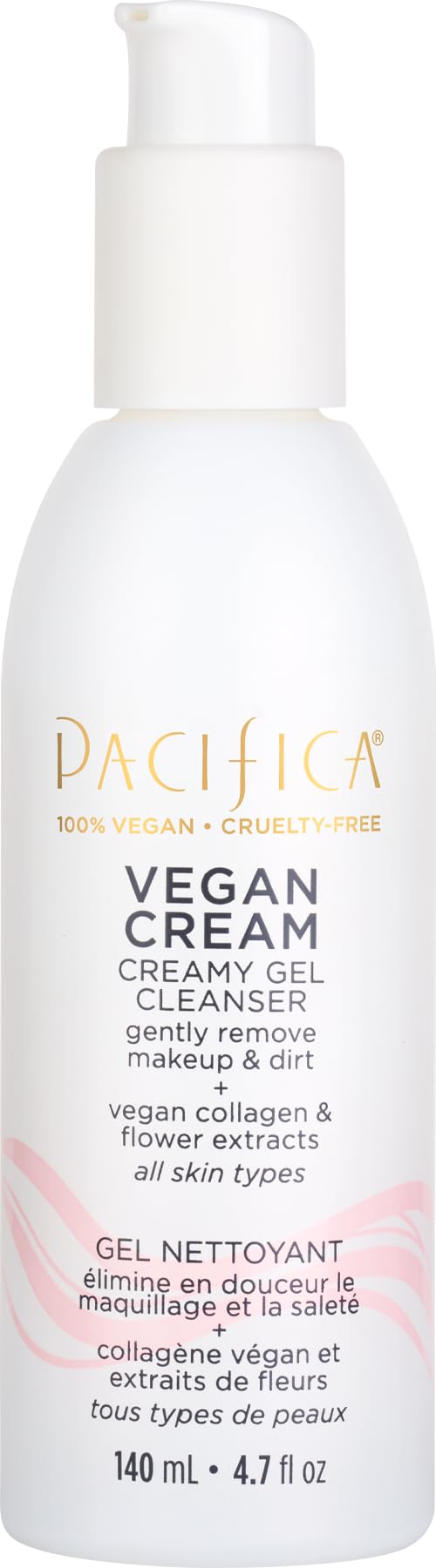 Gel nettoyant visage Vegan Collagène Pacifica 340g vue avant