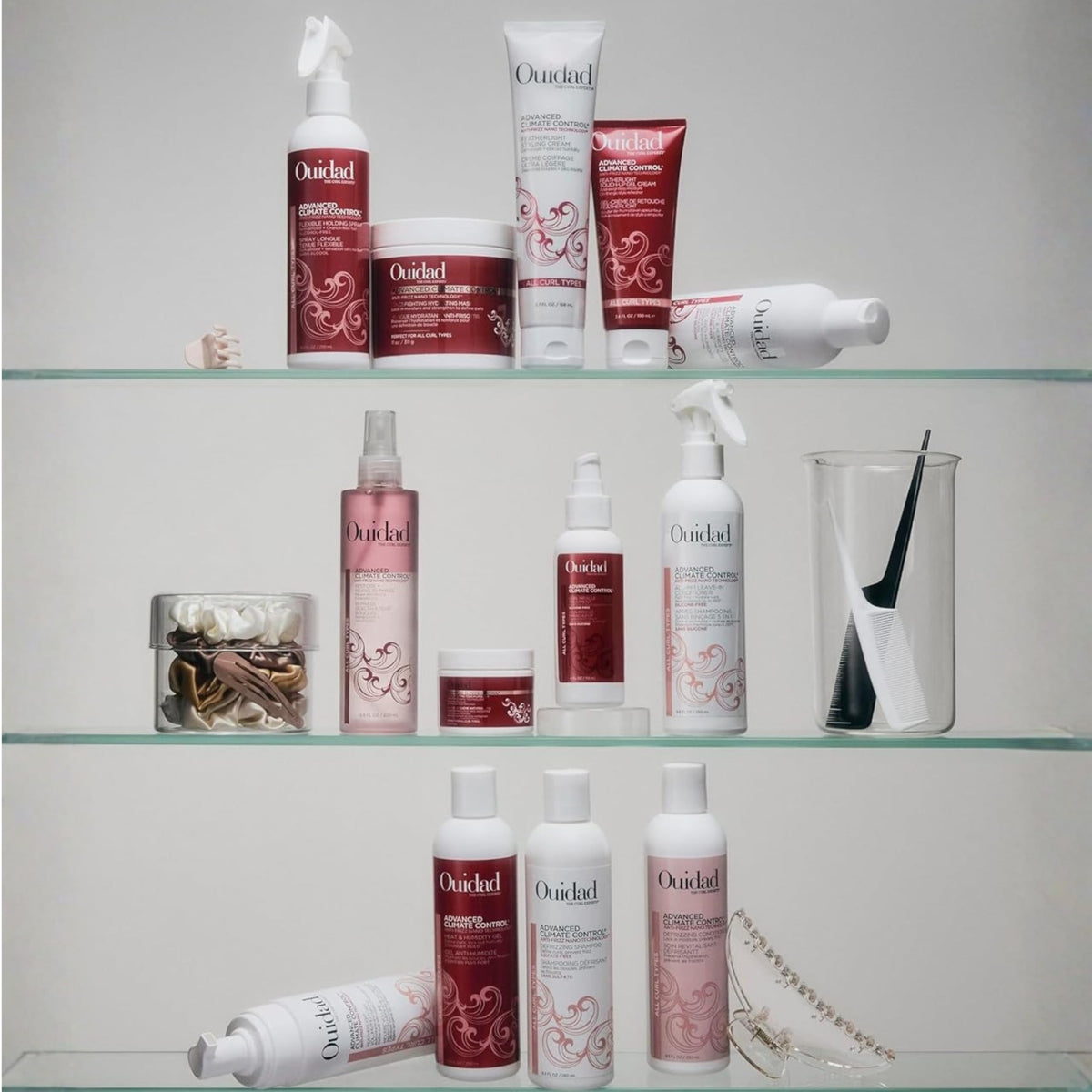 Gel Ouidad 2,5 fl oz sur un comptoir de beauté