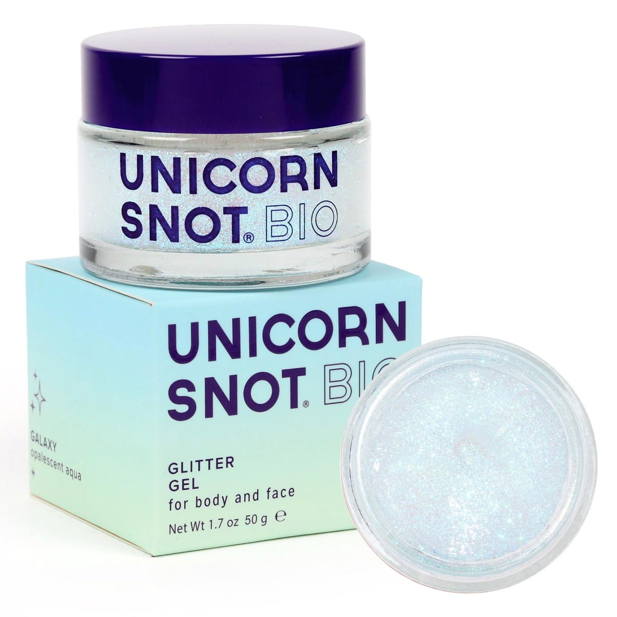 Gel Pailleté BIO Holographique UNICORN SNOT 45ml vue avant