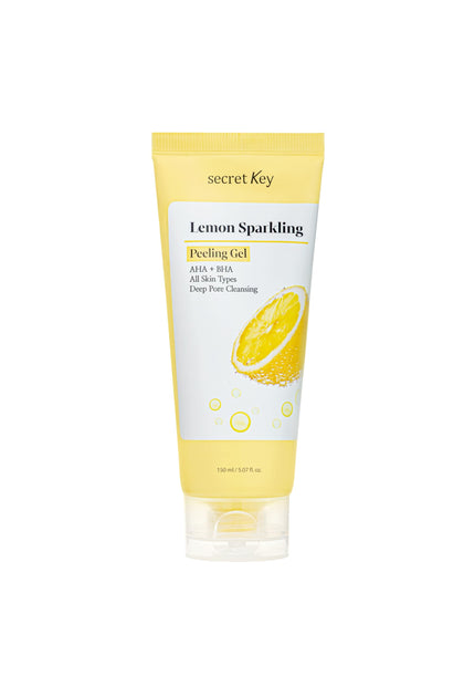 Gel Peeling Citron Secret Key 150ml face avant avec bouchon