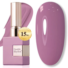 Gel polish Double Rhythm 15ML couleur vin violet avant application