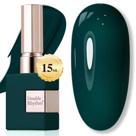 Gel polish Double Rhythm 15ml Vert Profond bouteille avant