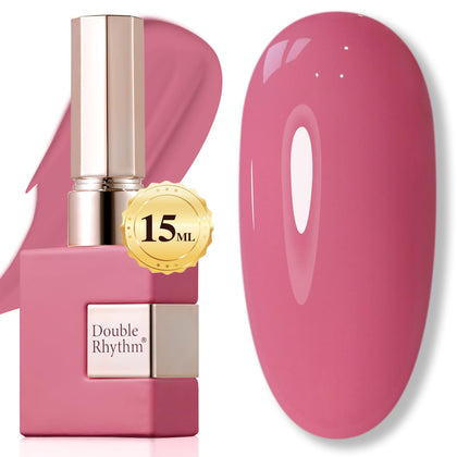 Gel polish Double Rhythm Rose Pink 15ml vue avant