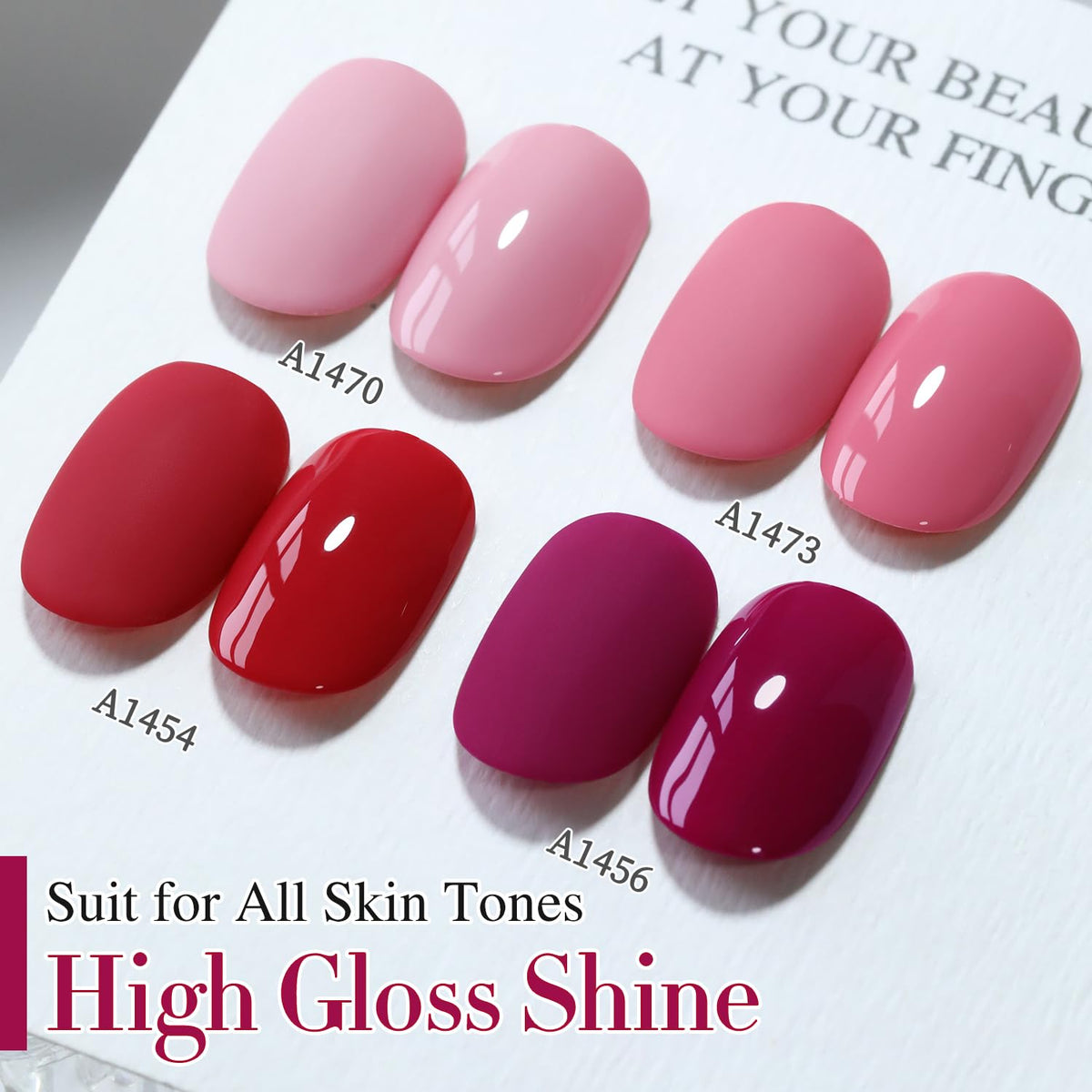 Gel Polish Double Rhythm sur un fond de manucure