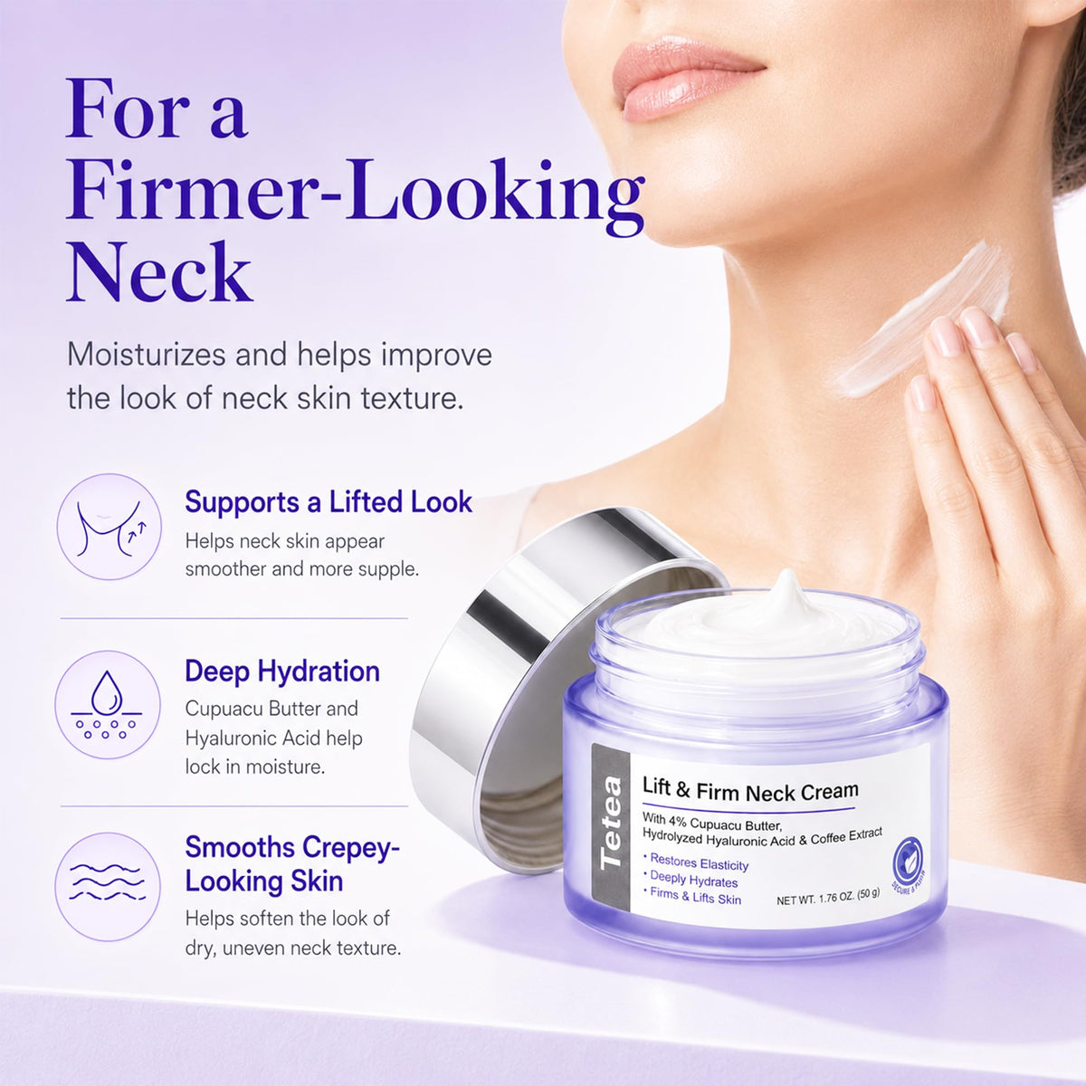 Gel pour le contour des yeux Tetea avec texture légère