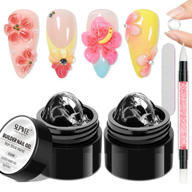 Gel sculptant SUPWEE 3D transparent, vue avant avec emballage