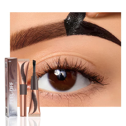 Gel teinté pour sourcils FeiCuiYun couleur chocolat 9g vue de face