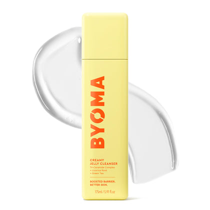 Gelée Nettoyante Crème BYOMA 281g vue avant avec bouchon