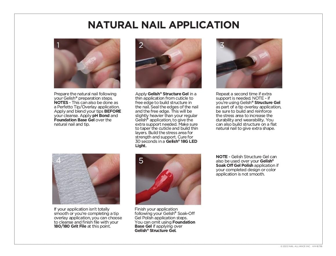 Gelish Gel de Structure 15mL, rose translucide sur fond blanc