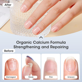 GELLEN Base Coat Transparent 15ml sur toile de fond neutre