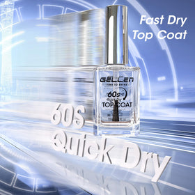 GELLEN Top Coat Transparent 60 secondes, texture du produit